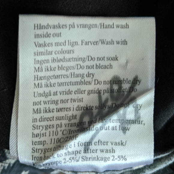 Munthe Mia Printed Viscose Cropped Pants Size 38 - Picture 5 of 6